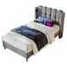 Camas individuales 103x208 Camas individuales 103x208 Gris