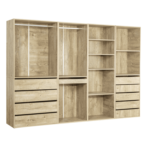 Conjunto de toucador modular Opera - 4 unidades - Bege