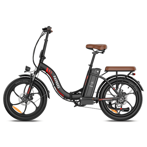 Bicicleta Elétrica FAFREES F20 Pro - Motor 250W Bateria 36V20Ah Pneus De 20u201D Travões A Disco Mecânicos - Preto