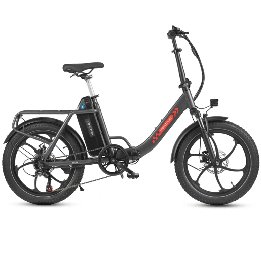 Bicicleta Elétrica MAXTURN MULE - Motor 250W Bateria 48V20AH 20 Travão A Disco Mecânico - Cinza