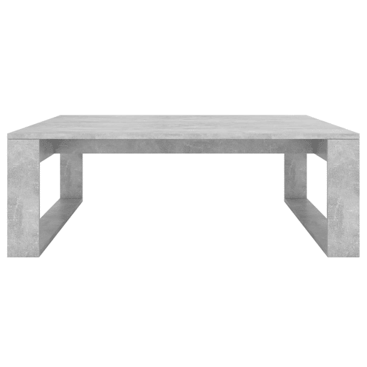 Mesa de Centro, Mesa baixa, 100x100x35 cm derivados madeira cinzento cimento