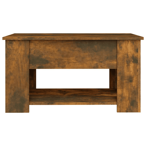 Mesa de Centro, Mesa baixa, 79x49x41 cm madeira processada carvalho fumado