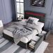 Camas individuales 100x208 Camas individuales 100x208 Gris