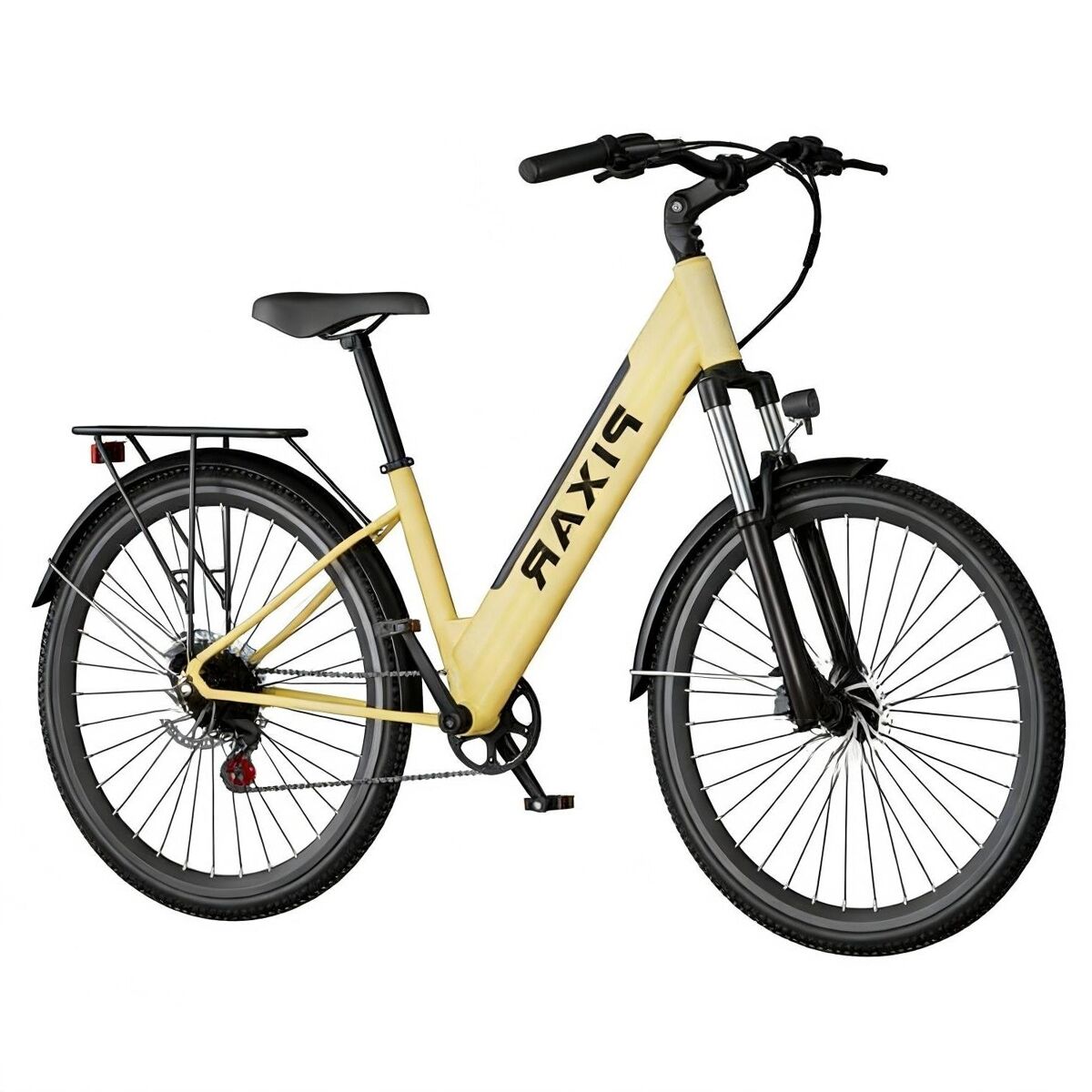 Pixar cruiser 250w 36v 12.8ah 27.5x2 frenos de disco amarillo