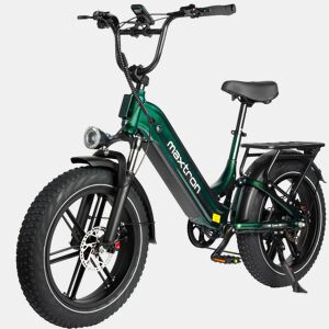 Bicicleta Elétrica MAXTURN Camel - Motor 250W Bateria 48V18AH 20 Travão A Disco Hidráulico - Verde