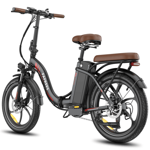 Bicicleta Elétrica FAFREES F20+ Pro - Motor 250W Bateria 36V25Ah Pneus De 20u201D Travões A Disco Mecânicos - Preto