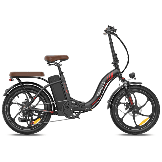 Bicicleta Elétrica FAFREES F20+ Pro - Motor 250W Bateria 36V25Ah Pneus De 20u201D Travões A Disco Mecânicos - Preto