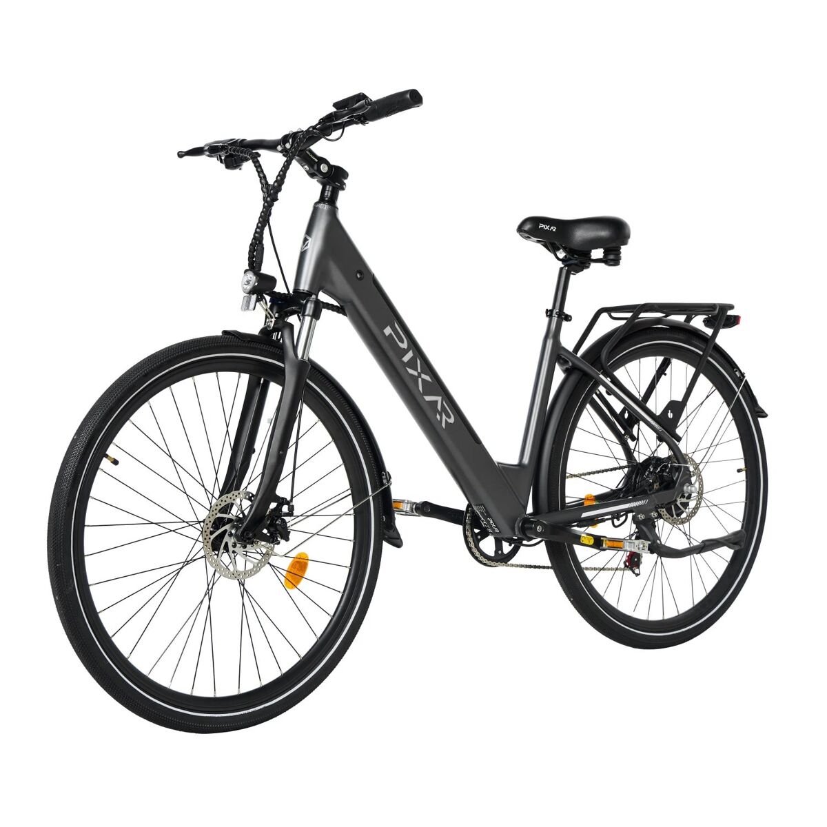Pixar city1 250w 36v 10,4ah ebike 120kg 15° subida gris