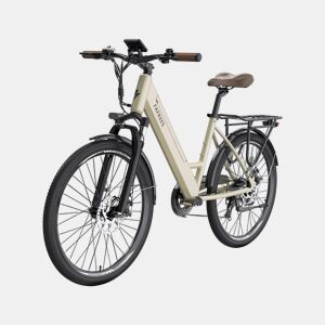 FAFREES F26 PRO E-bike - Motor 250W Bateria 36V15Ah 26x1.75 Polegadas Pneus Travões de Disco Mecânicos - Dourado