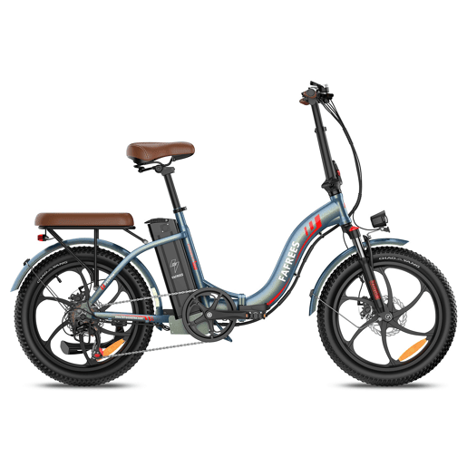 Bicicleta Elétrica FAFREES F20 Pro - Motor 250W Bateria 36V20Ah Pneus De 20u201D Travões A Disco Mecânicos - Aurora Verde