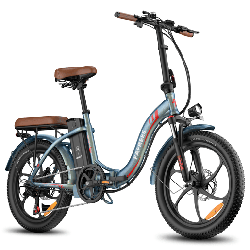 Bicicleta Elétrica FAFREES F20 Pro - Motor 250W Bateria 36V20Ah Pneus De 20u201D Travões A Disco Mecânicos - Aurora Verde