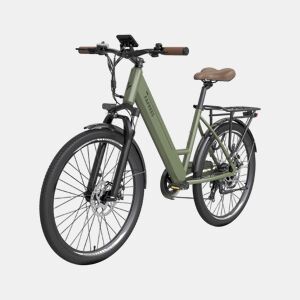 FAFREES F26 PRO E-bike - Motor 250W Bateria 36V15Ah 26x1.75 Polegadas Pneus Travões de Disco Mecânicos - Verde