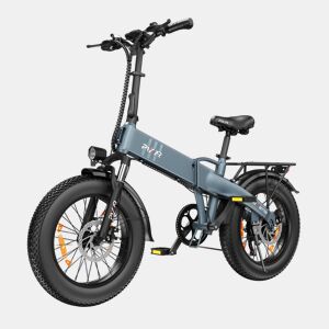 Bicicleta elétrica Pixar F2 250W 48V15Ah freio disco - Cinza