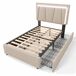 Camas individuales 207x99 Camas individuales 207x99 Beige