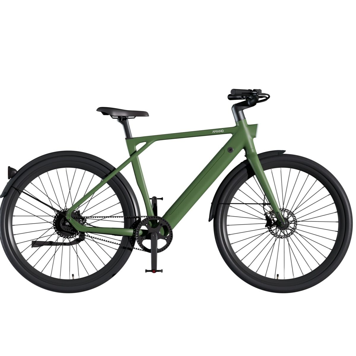 Pixar amano s900 250w 36v 10ah 28x1.75 frenos hidráulicos verde