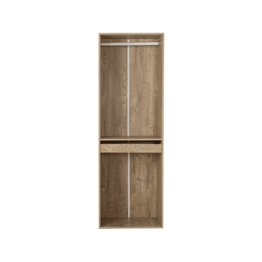 Roupeiro Opéra com espaço para pendurar e suporte para calças - 60 x 45 x 180 cm - Bege