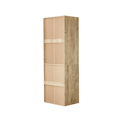 Roupeiro Opéra com espaço para pendurar e suporte para calças - 60 x 45 x 180 cm - Bege