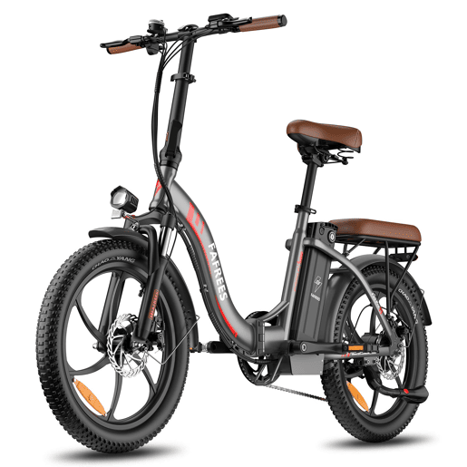 Bicicleta Elétrica FAFREES F20 Pro - Motor 250W Bateria 36V20Ah Pneus De 20u201D Travões A Disco Mecânicos - Cinza Gunmetal