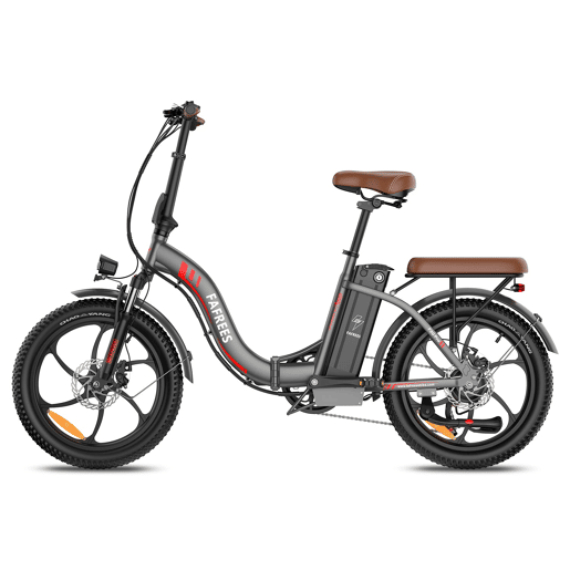 Bicicleta Elétrica FAFREES F20 Pro - Motor 250W Bateria 36V20Ah Pneus De 20u201D Travões A Disco Mecânicos - Cinza Gunmetal