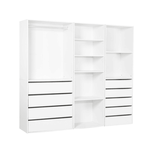 Conjunto de toucador modular Opera - 3 unidades - Branco
