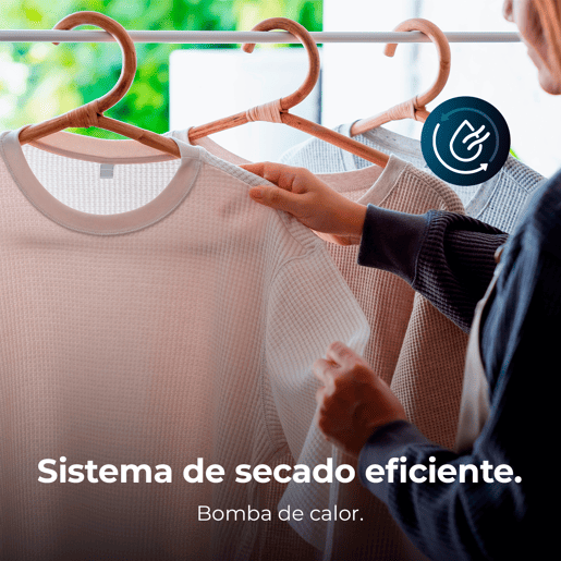 Secadora Cecotec Bolero DressCode Dry 9400 Inverter Steel de 9 kg com bomba de calor, classe A+++ equivalente Secadora Cecotec Bolero DressCode Dry 9400 Inverter Steel de 9 kg com bomba de calor, classe A+++ equivalente