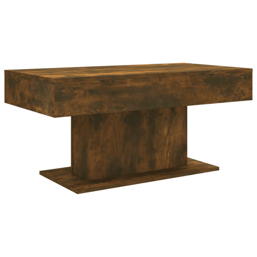 Mesa de Centro, Mesa baixa, 96x50x45 cm derivados de madeira carvalho fumado