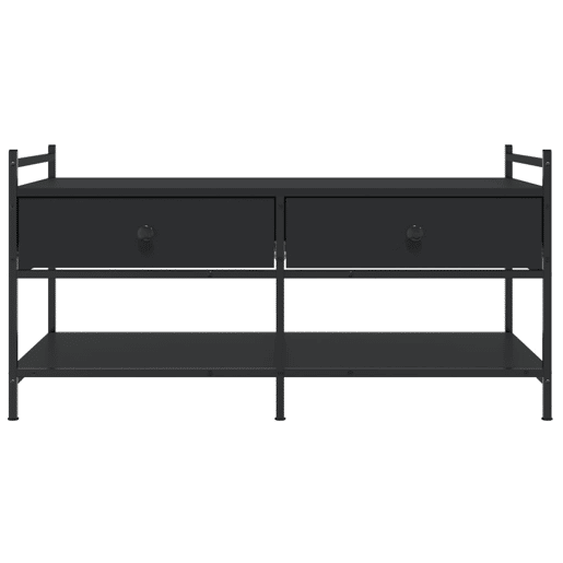 Mesa de Centro, Mesa baixa, 99x50x50 cm derivados de madeira preto