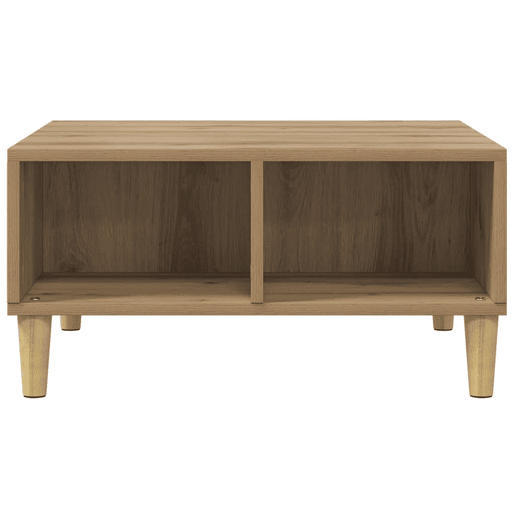 Mesa de Centro, Mesa baixa, 60x60x30 cm derivados madeira carvalho artisiano