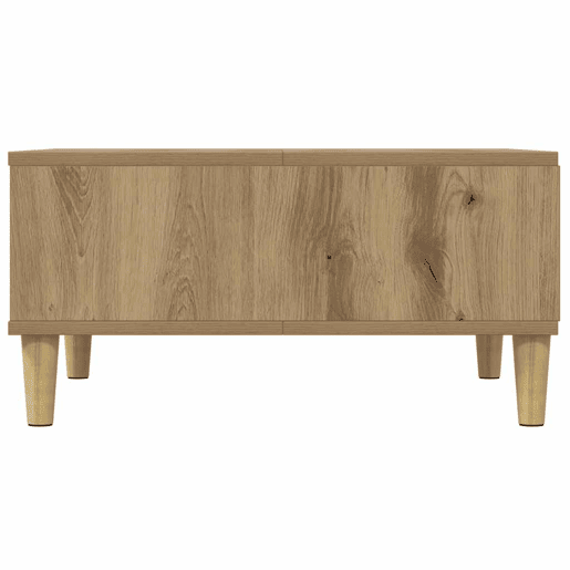 Mesa de Centro, Mesa baixa, 60x60x30 cm derivados madeira carvalho artisiano