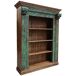 Estantería libreria de madera artesanal Estantería libreria de madera artesanal Verde