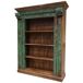 Estantería libreria de madera artesanal Estantería libreria de madera artesanal Verde