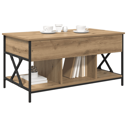 Mesa de Centro, Mesa baixa, Carvalho Artesanal 100 x 55 x 48.5 cm