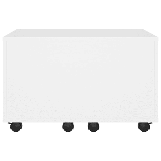 Mesa de Centro, Mesa baixa, 60x60x38 cm derivados de madeira branco