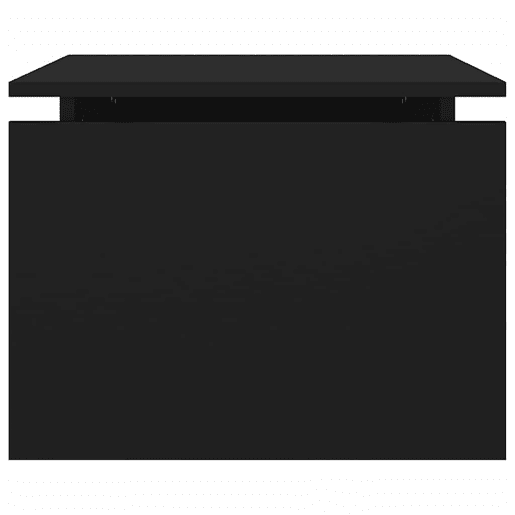 Mesa de Centro, Mesa baixa, 68x50x38 cm derivados de madeira preto