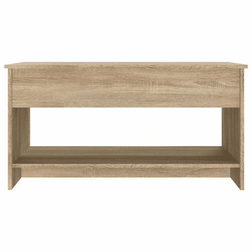 Mesa de Centro, Mesa baixa, 102x50x52,5cm madeira processada carvalho sonoma