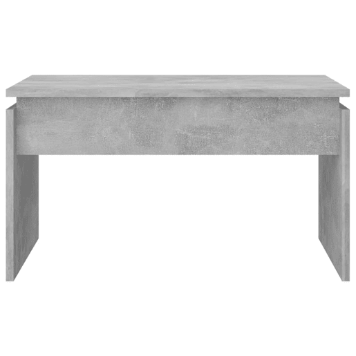 Mesa de Centro, Mesa baixa, 68x50x38 cm derivados madeira cinzento cimento