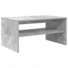 Mesa de Centro, Mesa baixa, Cinzento 80 x 50 x 40 cm Madeira processada