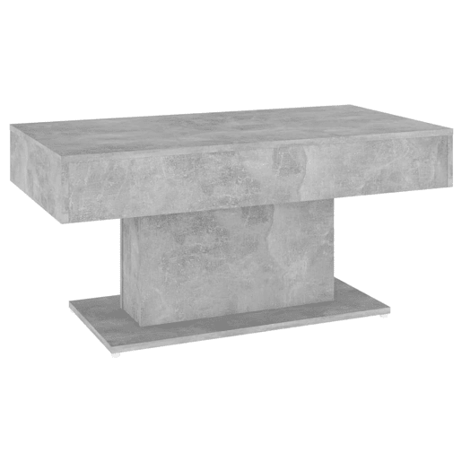 Mesa de Centro, Mesa baixa, 96x50x45 cm derivados madeira cinzento cimento