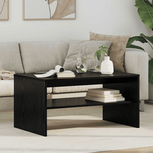 Mesa de Centro, Mesa baixa, Carvalho Preto 80 x 50 x 40 cm