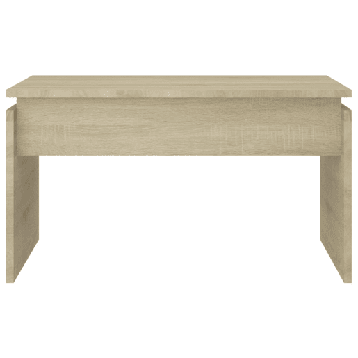 Mesa de Centro, Mesa baixa, 68x50x38 cm derivados de madeira carvalho sonoma