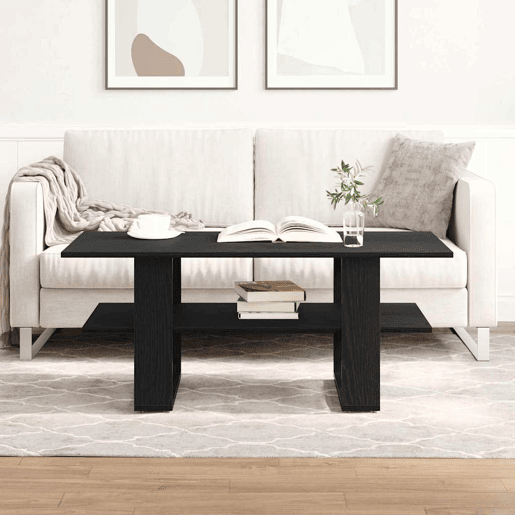 Mesa de Centro, Mesa baixa, Carvalho Preto 102 x 55 x 42 cm