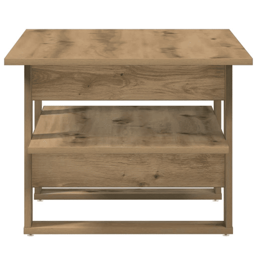 Mesa de Centro, Mesa baixa, 102x55x42cm derivados de madeira carvalho artisiano
