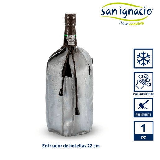 Refrigerador de garrafas de vinho cinza da coleção KINVARA