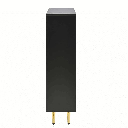 Sapateira LED moderna - aspeto brilhante - Preto