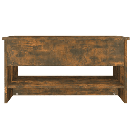 Mesa de Centro, Mesa baixa, 80x50x40 cm derivados de madeira carvalho fumado