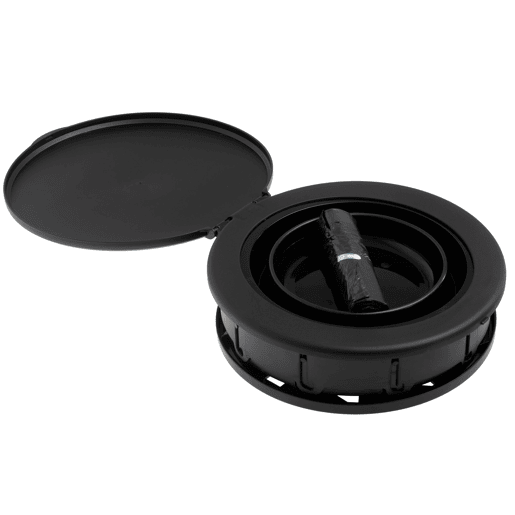 Briebe WC1184 Sanita Portátil Dobrável para Camping, WC Seco Compacto 3 em 1 para Autocaravana, Carro, Pesca, , Preto