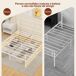 Estructura de Cama Acero HOMCOM, hogar - muebles de dormitorio Estructura de Cama Acero HOMCOM, hogar - muebles de dormitorio Blanco
