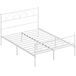 Estructura de Cama Acero HOMCOM, hogar - muebles de dormitorio Estructura de Cama Acero HOMCOM, hogar - muebles de dormitorio Blanco
