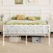 Estructura de Cama Acero HOMCOM, hogar - muebles de dormitorio Estructura de Cama Acero HOMCOM, hogar - muebles de dormitorio Blanco