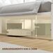 Estructura de Cama Acero HOMCOM, hogar - muebles de dormitorio Estructura de Cama Acero HOMCOM, hogar - muebles de dormitorio Blanco